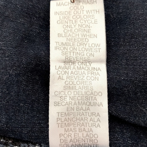 Democracy Ab Solution Tuxedo Jeans, Size 16, Dark Wash Blue Denim. - Picture 6 of 6